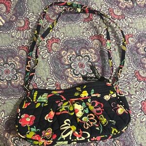 Vera Bradley Navy & Floral Shoulder Bag